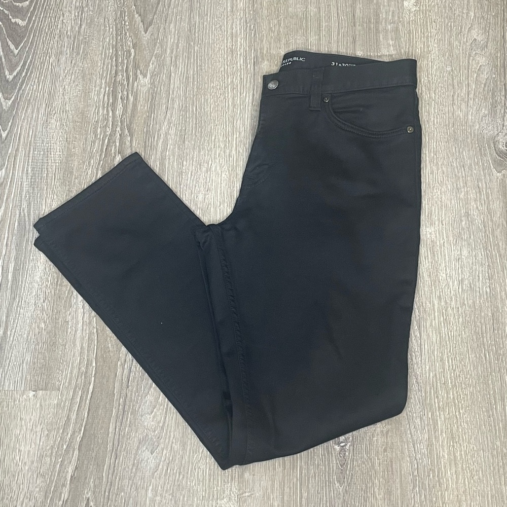 Banana Republic Black Slim chinos